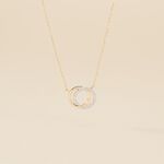 Collier Or Jaune Tresha Diamants - Colliers avec pierres Femme | Marc Orian