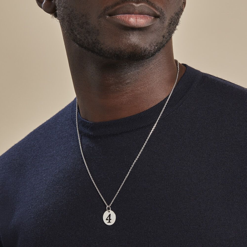 Pendentif Efiso Argent Blanc - Pendentifs Famille | Marc Orian