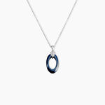 Collier Peer Argent Blanc Oxyde De Zirconium - Colliers avec pierres Femme | Marc Orian