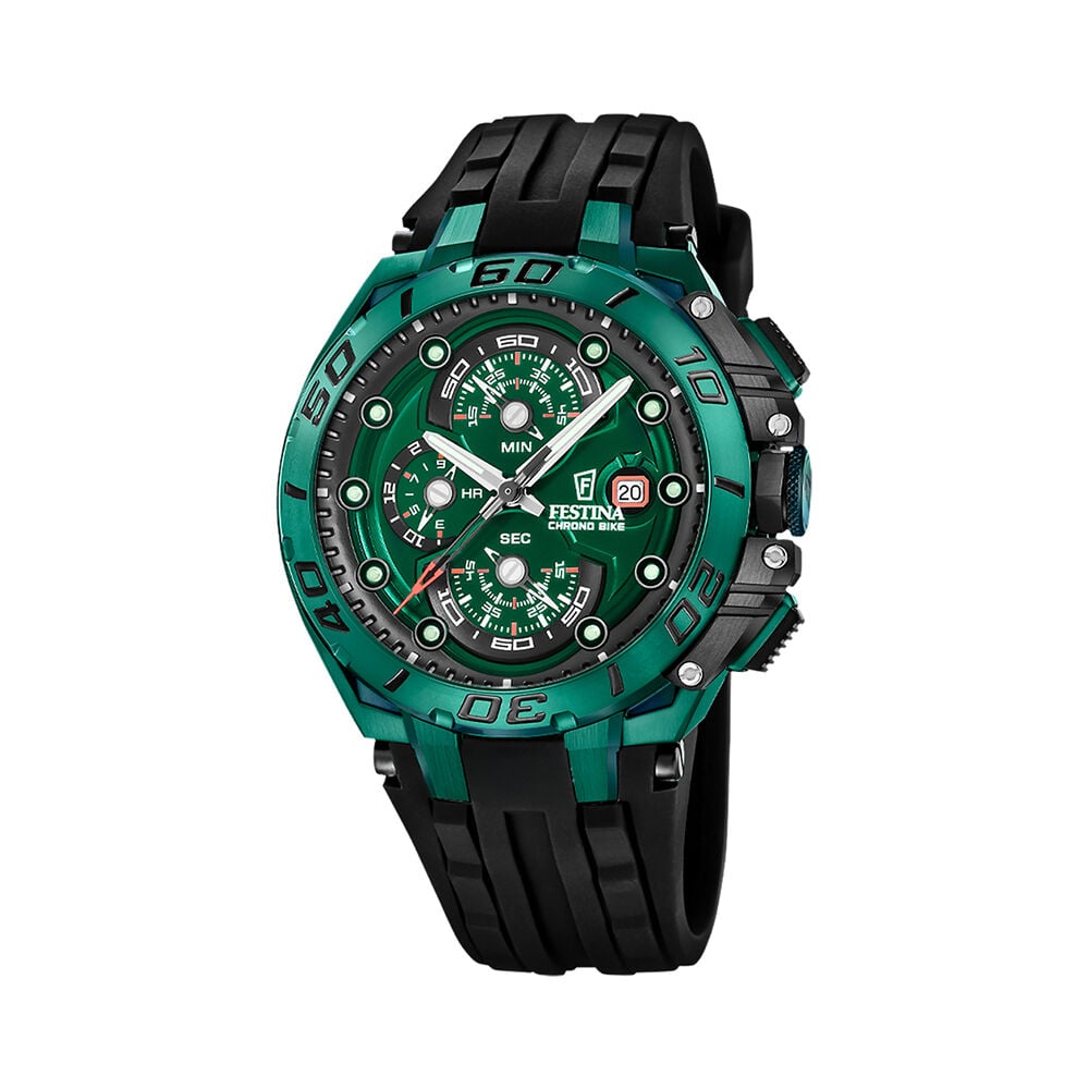 Coffret De Montre Festina Chrono Bike Edition Speciale Vert - Montres &eacute;tanches Homme | Marc Orian