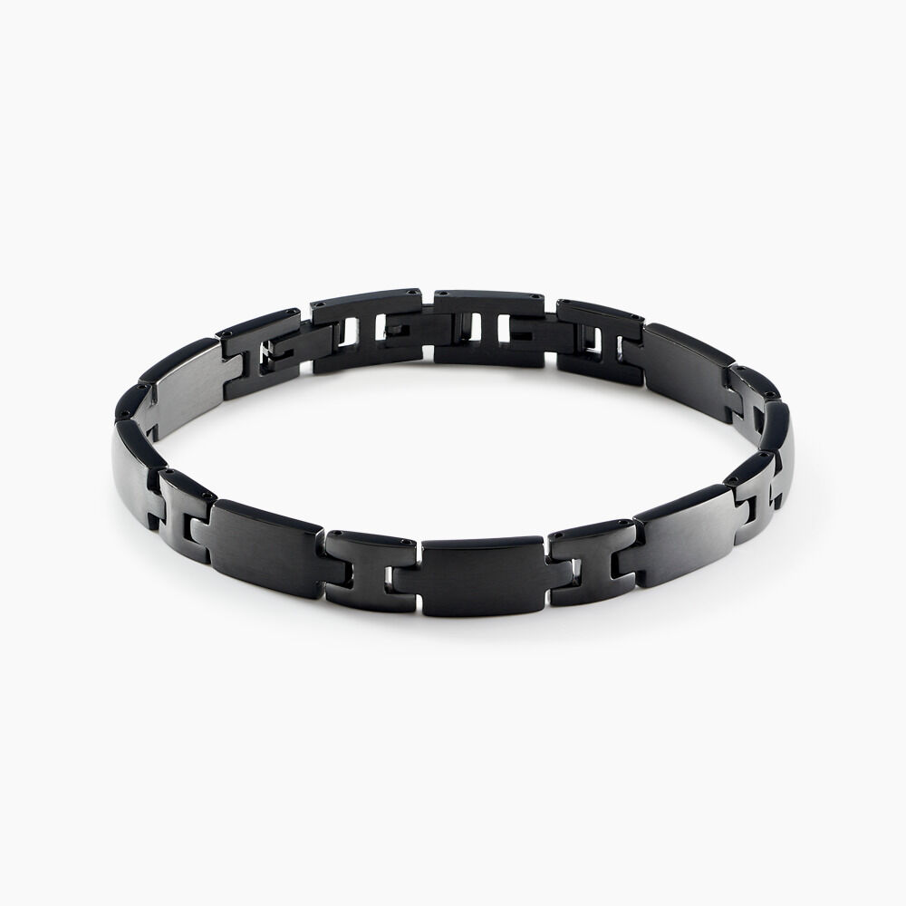 Bracelet Josua Acier Noir - Bracelets cha&icirc;nes Homme | Marc Orian