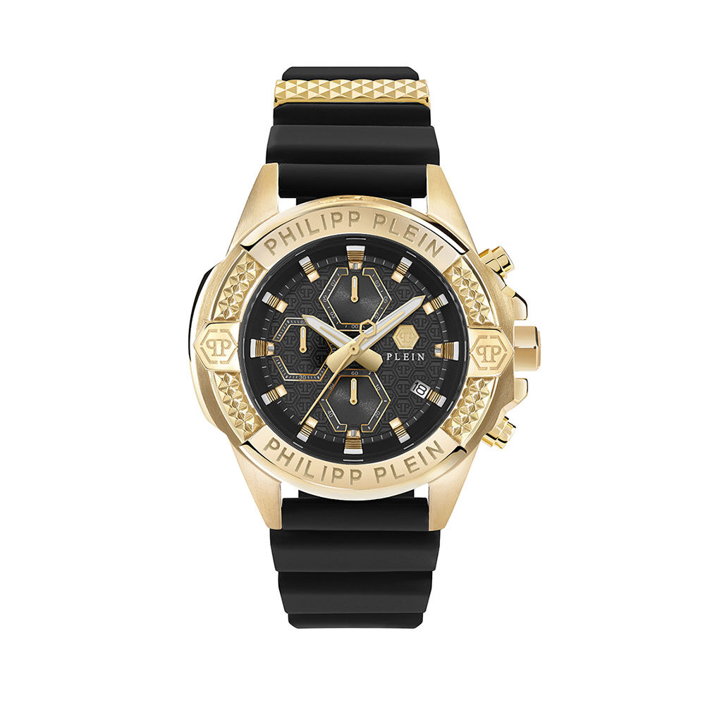 Montre Philipp Plein The $Kull Chrono Noir - Montres &eacute;tanches Homme | Marc Orian