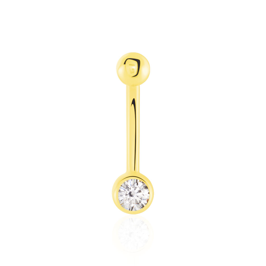 Piercing De Nombril Jan Or Jaune Oxyde De Zirconium - Piercing Nombril Femme | Marc Orian