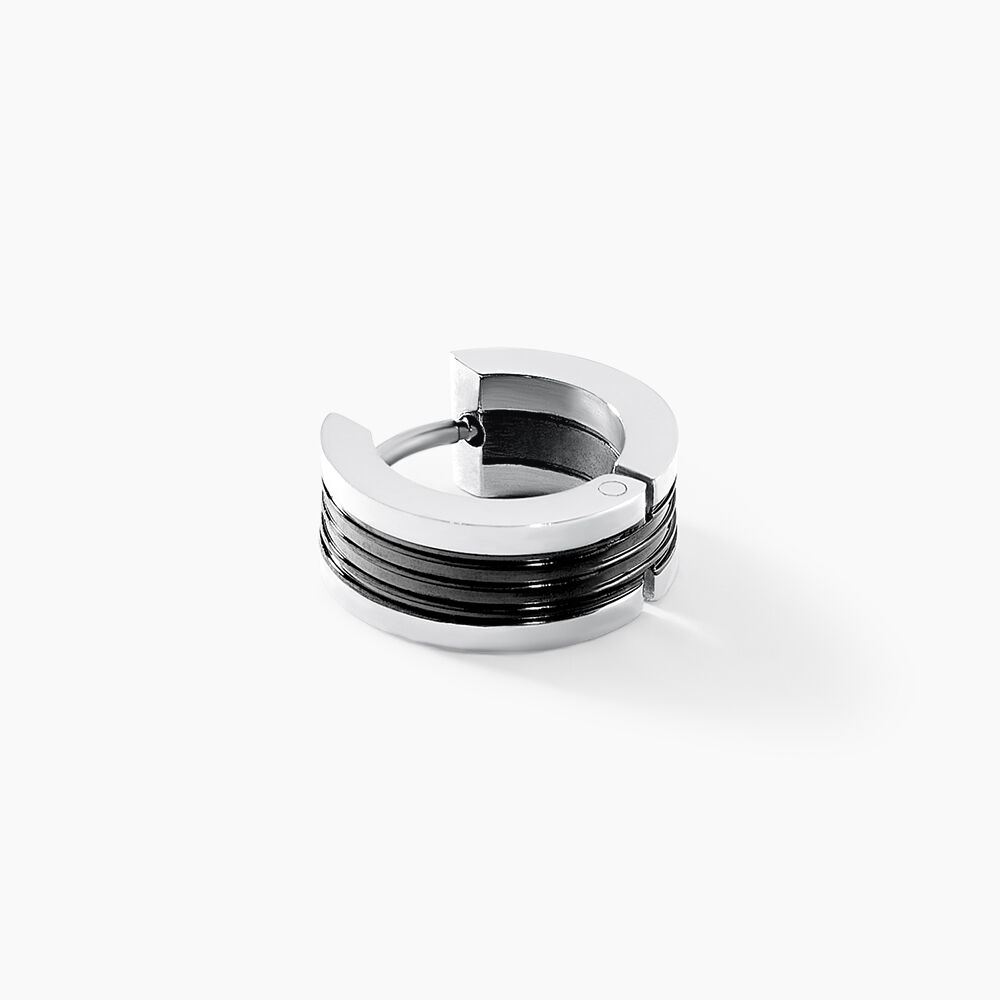 Cr&eacute;ole Unitaire Ilyo Acier Bicolore - Piercings d'oreilles Homme | Marc Orian