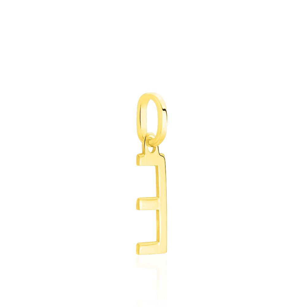 Pendentif Ionia Lettre Or Jaune - Pendentifs Famille | Marc Orian