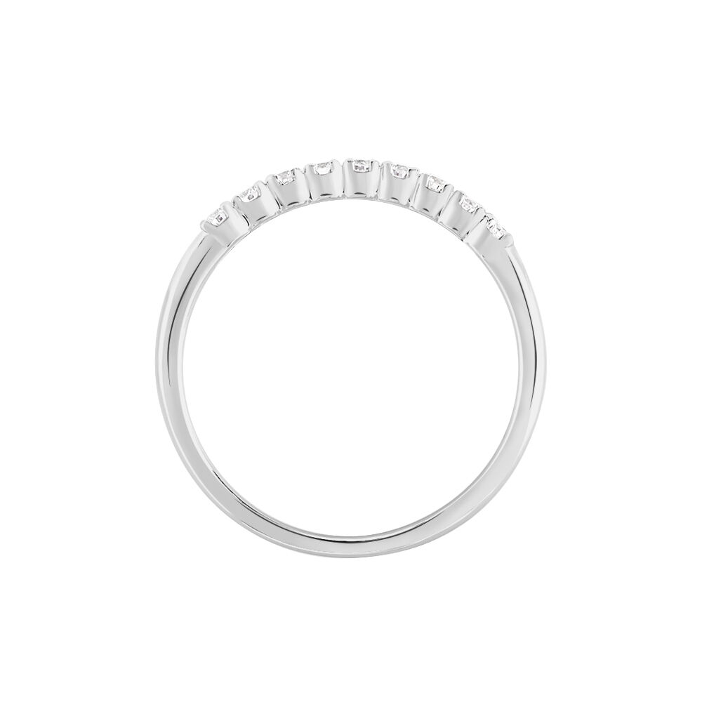 Alliance Hera Or Blanc Diamant - Alliances duo Femme | Marc Orian