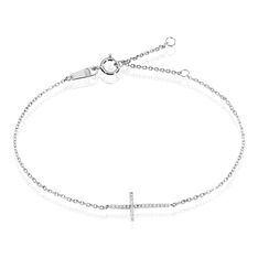 Bracelet Rayan Argent Blanc Oxyde De Zirconium - Bracelets chaînes Femme | Marc Orian