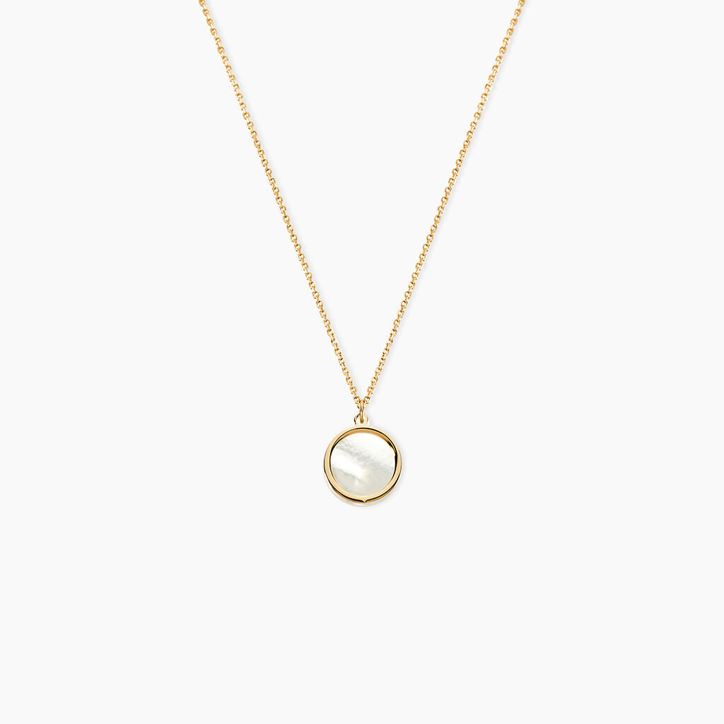 Collier Na&iuml;ade Or Jaune Nacre - Colliers avec pierres Femme | Marc Orian