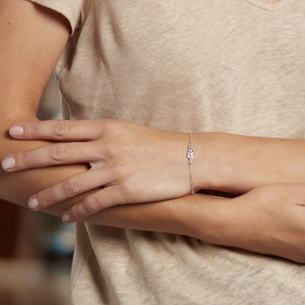 Bracelet Rachel Argent Blanc Oxyde De Zirconium - Bracelets chaînes Femme | Marc Orian