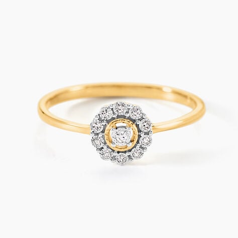 Bague Charletta Or Jaune Diamant - Parures de mariage Femme | Marc Orian