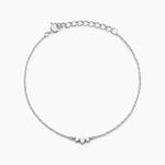 Bracelet Darlene Argent Blanc Oxyde De Zirconium - Bracelets fantaisie Femme | Marc Orian
