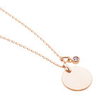 Collier Aleksandra Argent Rose Oxyde De Zirconium - Colliers avec pierres Femme | Marc Orian