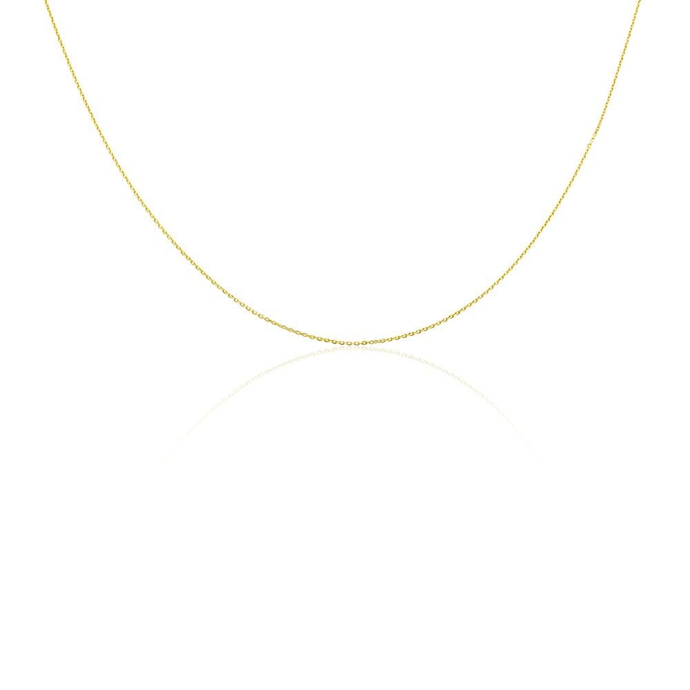 Cha&icirc;ne Igoa Maille For&ccedil;at Diamantee Or Jaune - Chaines Famille | Marc Orian