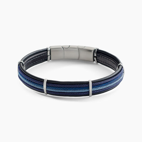 Bracelet Jourdan Marin Cuir Multicolore - Bijoux Homme | Marc Orian