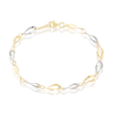 Bracelet Alejo Maille Fantaisie Or Bicolore - Bracelets chaînes Femme | Marc Orian
