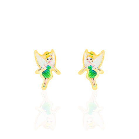 Boucles D'oreilles Puces Feerie Or Jaune - Puces Enfant | Marc Orian
