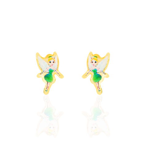 Boucles D'oreilles Puces Feerie Or Jaune - Clous d'oreilles Enfant | Marc Orian