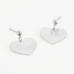 Boucles D'oreilles Pendantes Argent Blanc - Pendantes Femme | Marc Orian