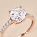 Bague Terese Or Rose Oxyde De Zirconium - Solitaires Femme | Marc Orian