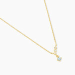 Collier Poem Argent Jaune Topaze Oxyde De Zirconium - Colliers avec pierres Femme | Marc Orian