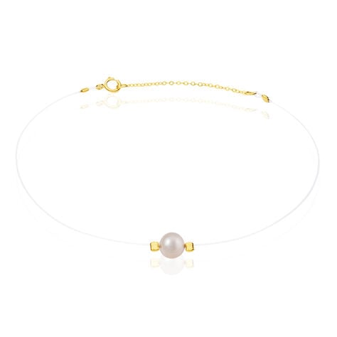 Bracelet Esmeralde Or Jaune Perle De Culture - Bracelets cha&icirc;nes Femme | Marc Orian