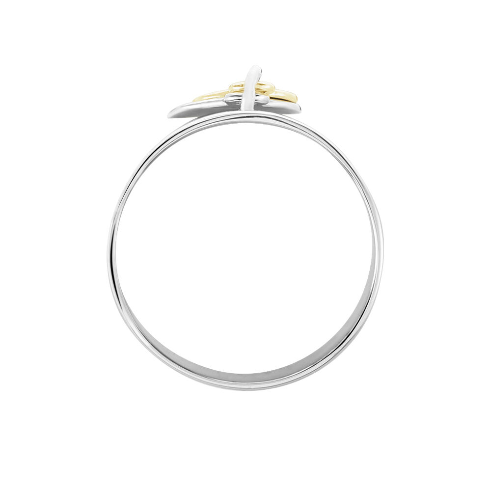 Bague Vittorina Argent Bicolore - Bagues grosses Femme | Marc Orian