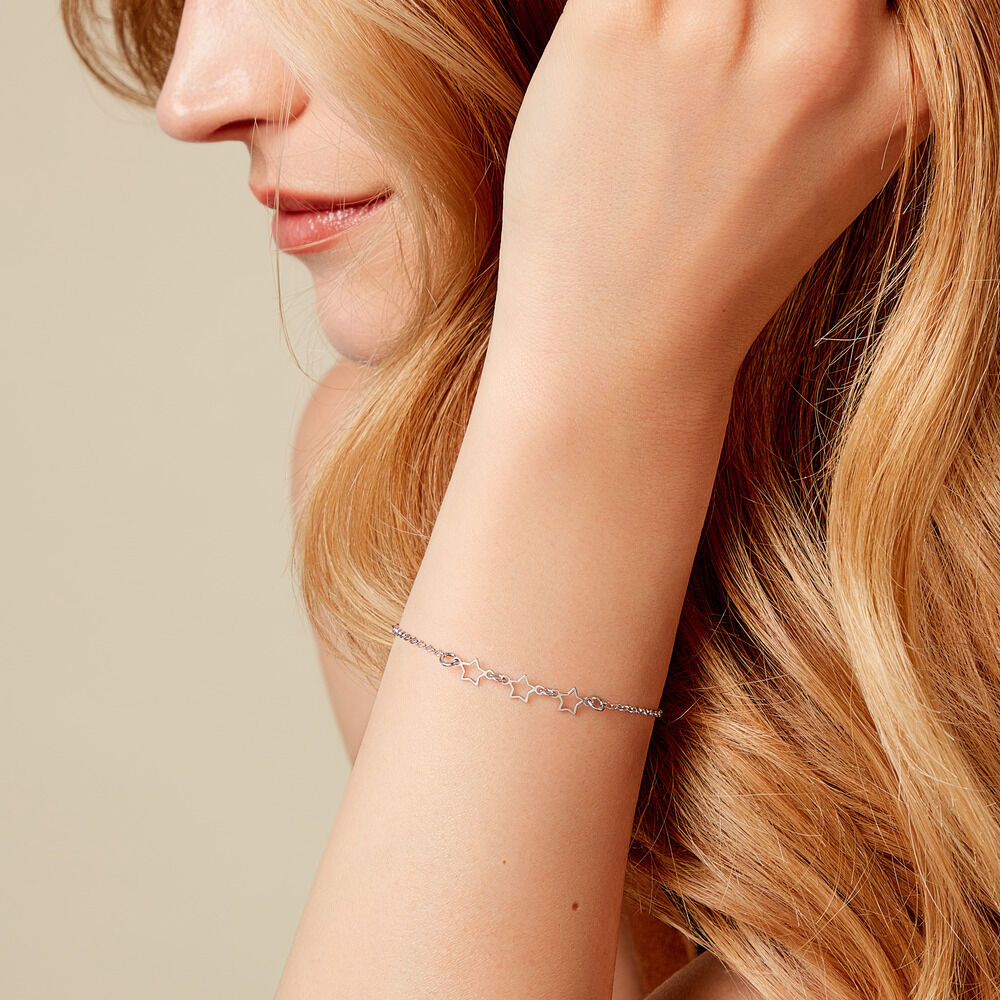 Bracelet Olwen Argent Blanc - Nouveautés Femme | Marc Orian