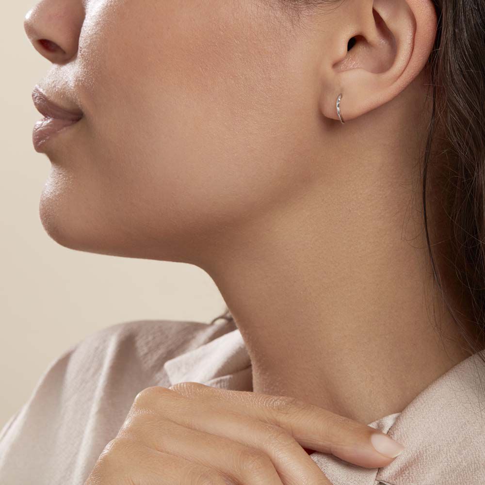 Créoles Valerina Or Blanc - Créoles Femme | Marc Orian