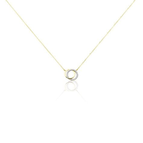 Collier Or Jaune Tresha Diamants - Colliers avec pierres Femme | Marc Orian
