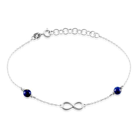 Bracelet Argent Mojdeh Lapis Lazuli - Bracelets chaînes Femme | Marc Orian