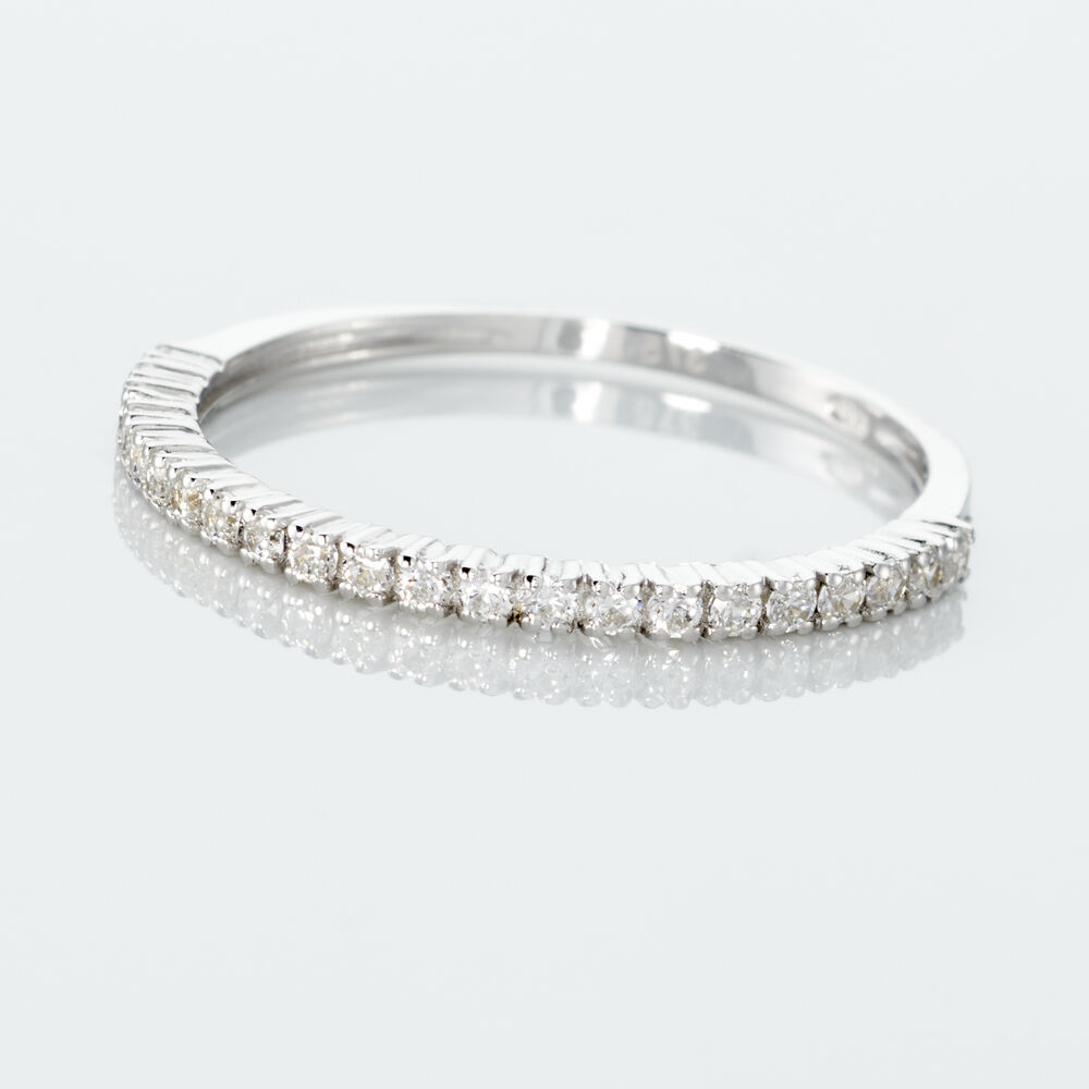 Alliance Julietta Or Blanc Oxyde De Zirconium - Alliances duo Femme | Marc Orian