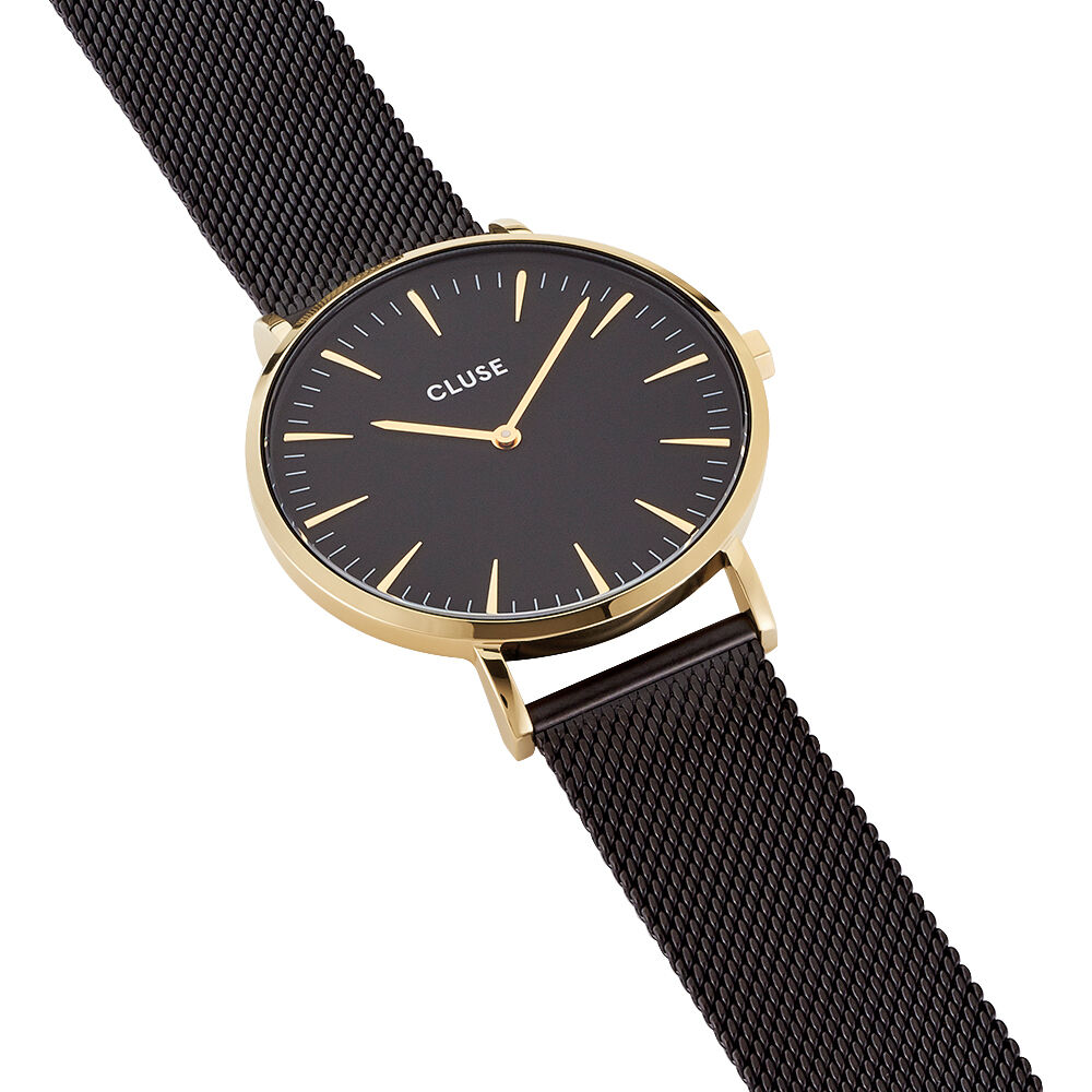 Montre Cluse Boho Chic Noir - HIMFJQN1430 • Marc Orian | Bijouterie en ligne