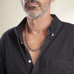 Collier Phebus Him Chabane Acier Blanc - Colliers fantaisie Homme | Marc Orian