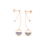 Boucles D'oreilles Or Jaune Cendra Forme Cercle - Pendantes Femme | Marc Orian