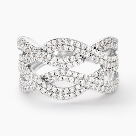 Bague Ireneo Argent Blanc Oxyde De Zirconium - Bagues avec pierre Femme | Marc Orian
