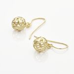 Boucles D'oreilles Pendantes Fidelia Boules Or Jaune - Pendantes Femme | Marc Orian