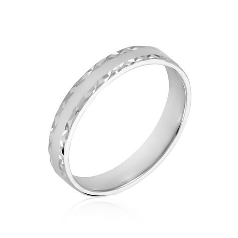 Alliance Devon Argent Blanc - Alliances duo Homme | Marc Orian