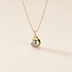 Pendentif Cerclee Or Jaune Perle De Culture De Tahiti - Pendentifs Femme | Marc Orian
