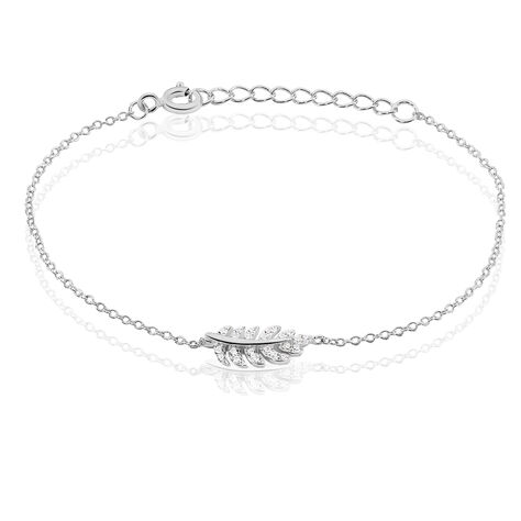 Bracelet Aleyna Argent Blanc Oxyde De Zirconium - Bracelets chaînes Femme | Marc Orian