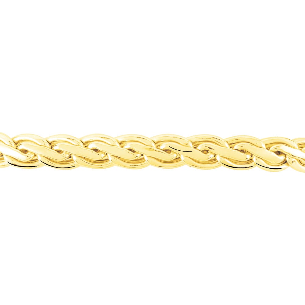 Bracelet Jayna Maille Palmier Or Jaune - Bracelets mailles Femme | Marc Orian