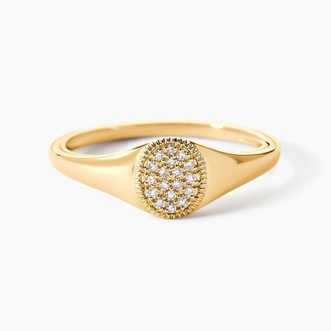Bague Devdas Or Jaune Diamant - Bagues pierres pr&eacute;cieuses Femme | Marc Orian