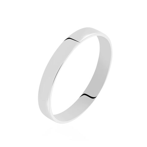 Alliance Julie Ruban Classique Or Blanc - Alliances Famille | Marc Orian
