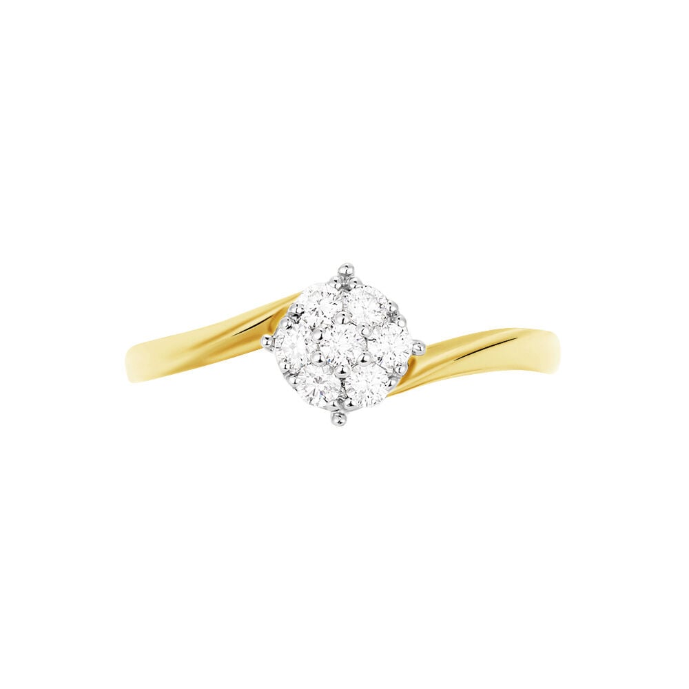 Bague Solitaire Lysia Or Jaune Diamant - Solitaires Femme | Marc Orian