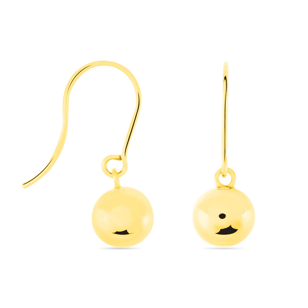 Boucles D'oreilles Pendantes Fidelia Boules Or Jaune - Pendantes Femme | Marc Orian