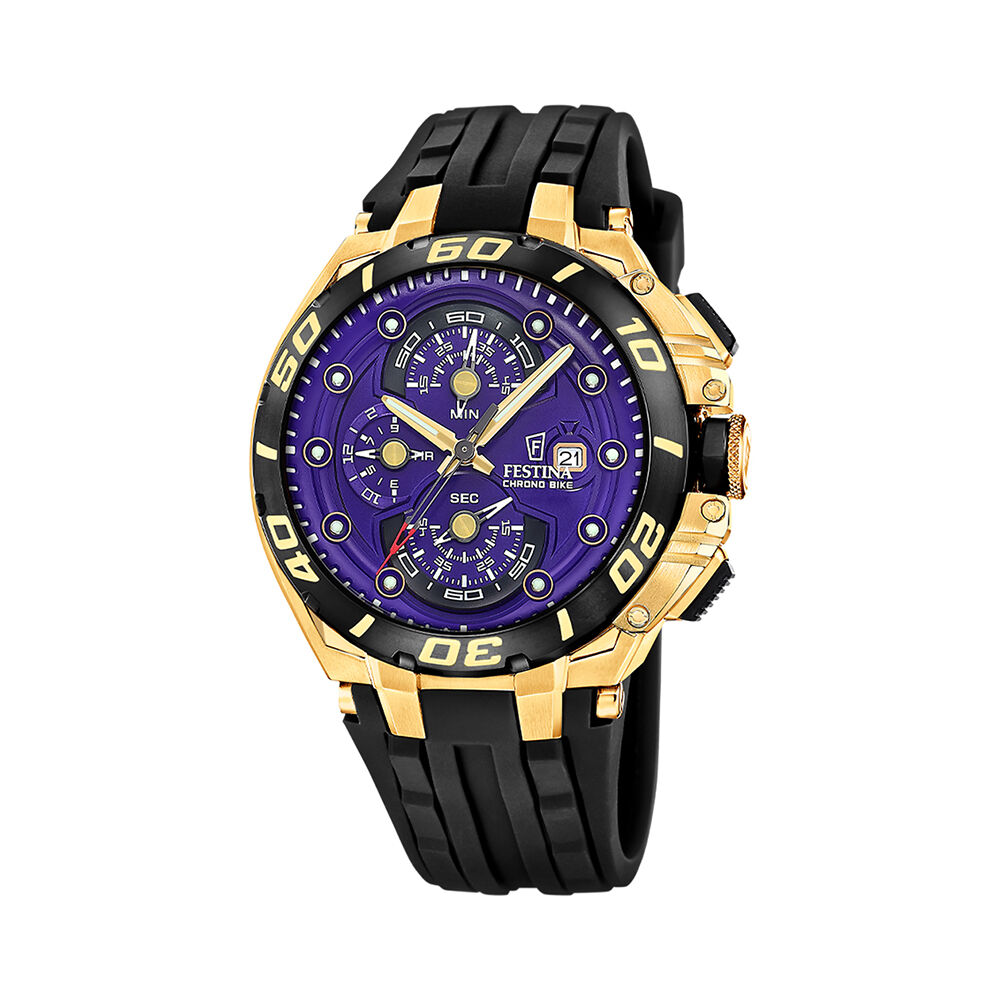 Coffret De Montre Festina Chrono Bike Edition Speciale Violet - Montres &eacute;tanches Homme | Marc Orian