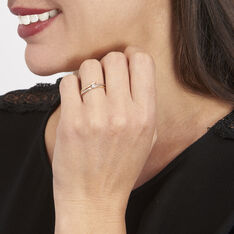Bague Giusta Or Tricolore Diamant - Bagues Solitaire Femme | Marc Orian