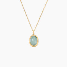 Collier Veina Plaqué Or Jaune Aventurine - Colliers Femme | Marc Orian