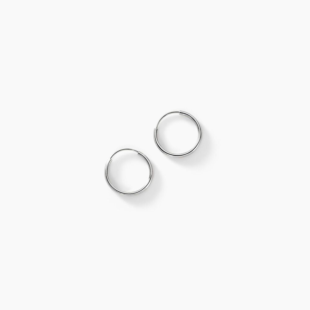 Créoles Dominae Or Blanc - Créoles Femme | Marc Orian