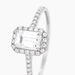 Solitaire Gwenyth Or Blanc Oxyde De Zirconium - Solitaires Femme | Marc Orian