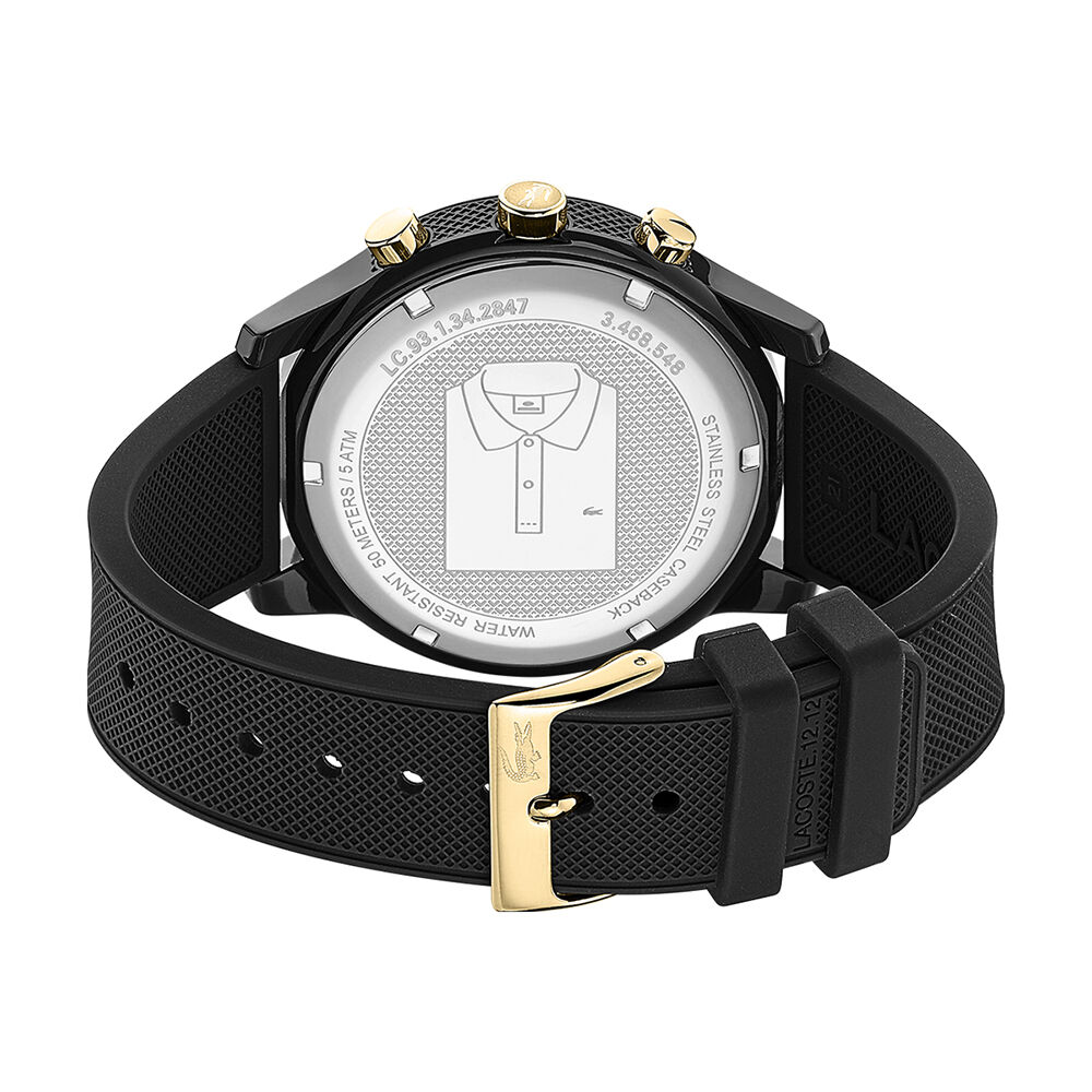 Montre Lacoste 12.12 Noir - Montres étanches Homme | Marc Orian